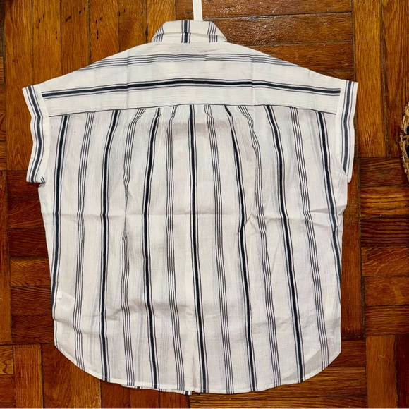 Madewell Central Shirt in Parkman Stripe - size S - Picture 6 of 8